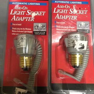 2 NIP Add-On Light Socket Adaptor Model # HS31001D